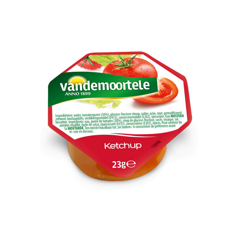 VANDEMOORTELE SAUCE KETCHUP PORTIONS 120 X 20ML