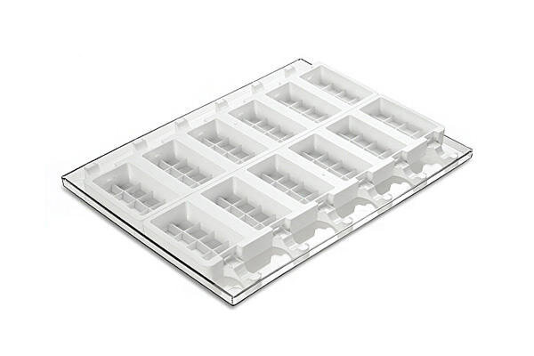 SILIKOMART GEL02 MOLD 12 FRISCOS CHOCOLADE TABLETTEN 90ML + 50 STICKS