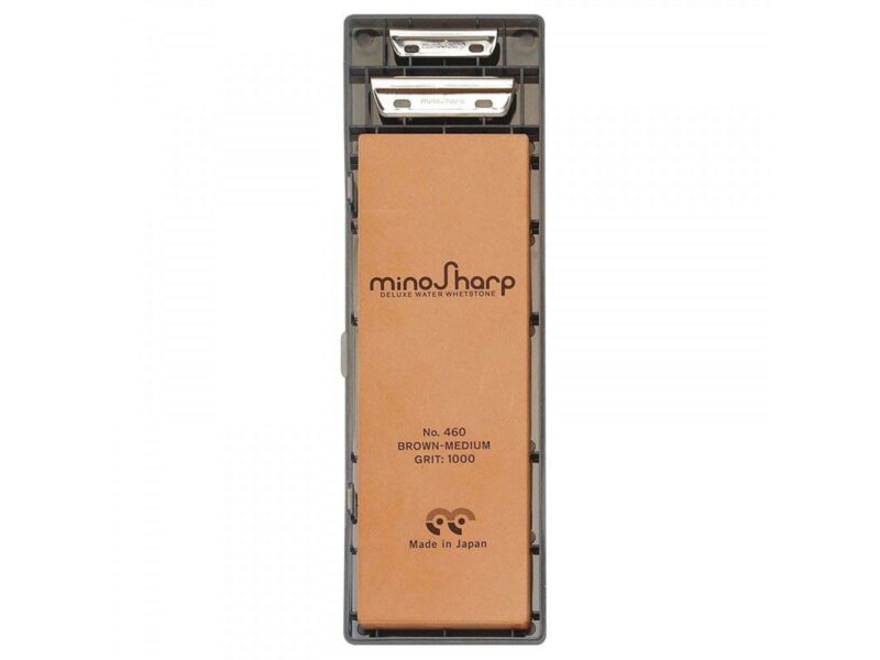 GLOBAL PIERRE AIGUISER KIT BRUN GRAIN MOYEN(1000)