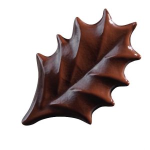 070353 PCB LARGE HOLLY LEAVES CN 5.1X3.45 CM 100PCES ***S/CD***