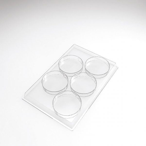 070536 PCB INDIVIDUAL ENTREMET MOULDS PALET FOR 150 PIECES Ø 8 CM 30PCES ***S/CD***