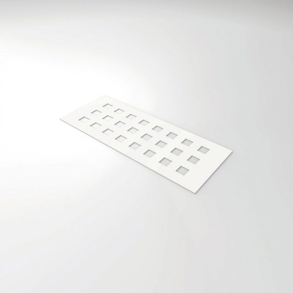 010704 PCB MOULE POCHOIR CARRÉ 24 EMPREINTES 2 CM1PCE ***S/CD***