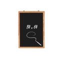 BASIC SLATE BOARD 60X80CM -- EXPANDED 3MM