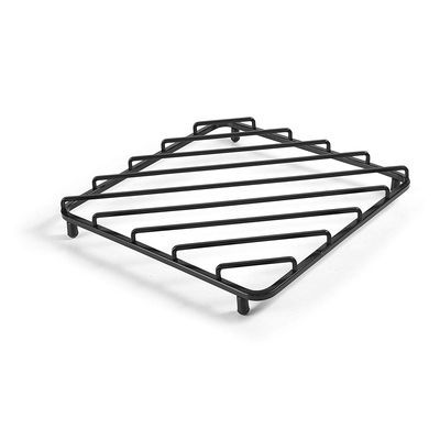 LACOR ZWART METALEN VIERKANTE ONDERZETTERS 18,5X18,5CM