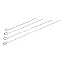 SET VAN 12 ROESTVRIJSTALEN SPIESJES 30CM