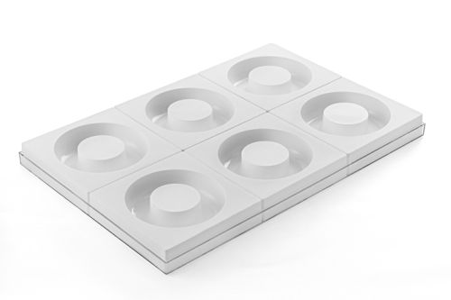 SILIKOMART SET MOULES ROND SILICONE TORTAFLEX Ø180 HT 50MM VOLUME 6 X 1266ML