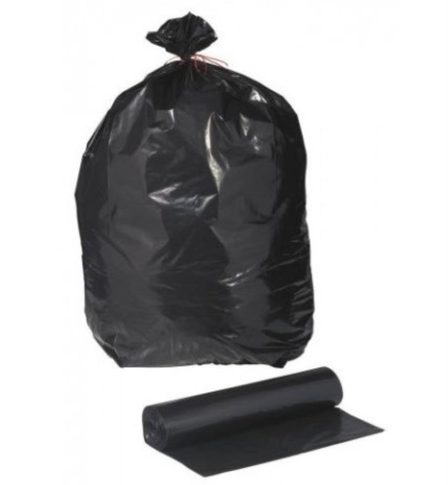 ROLL GARBAGE BAG 130L - 45MICRONS HDPE 100 BAGS
