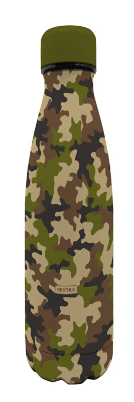 NERTHUS BOUTEILLE INOX 500ML "CAMMO" DOUBLE PAROI