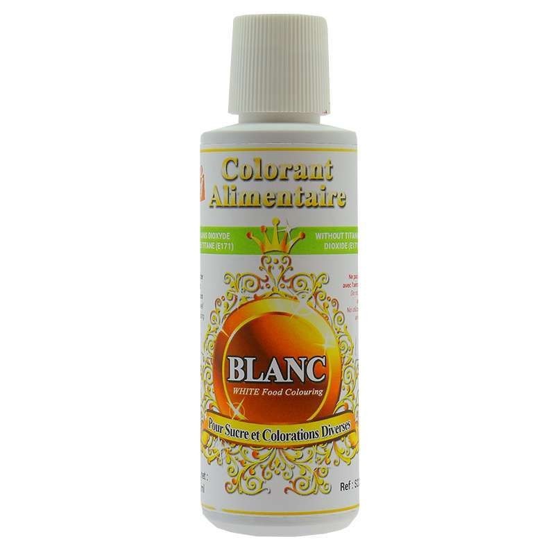 VLOEIBARE KLEURSTOF VOOR LEVENSMIDDELEN WIT 125ML