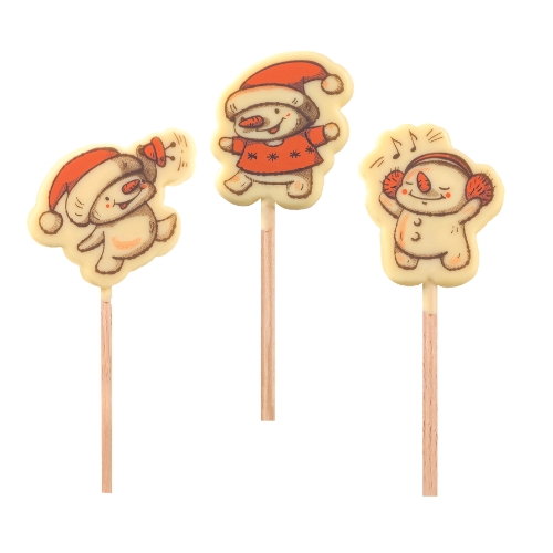 088259 PCB BLAREN FOPSPENEN ONDER DE SNEEUW OF 45 EMP. 3 ONTWERPEN 5,5CM 9STKS *** S / CDE ***