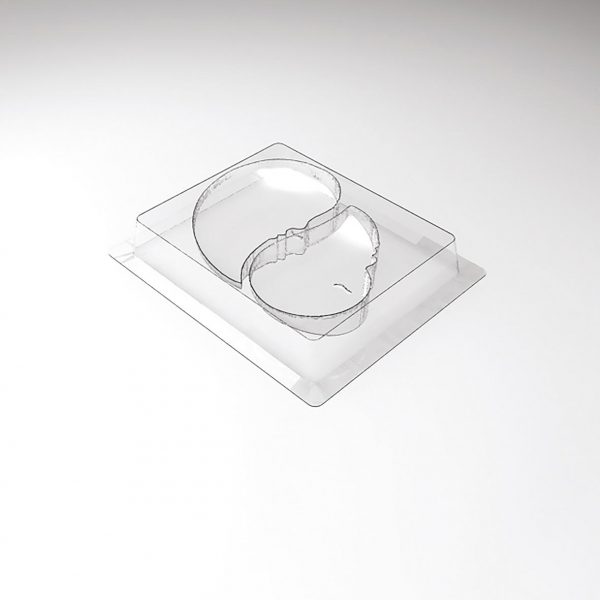 070422 PCB MOULES FRENCH KISS 12,2X7,8 CM ET 10,2X6,8 CM P. 2CM 10PCES ***S/CD***