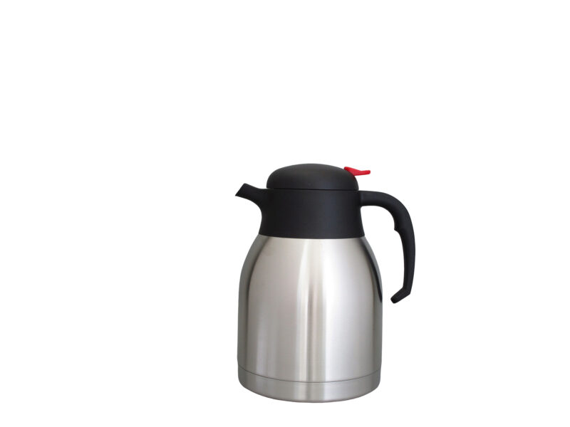 THERMOS PICHET EN INOX INCASSABLE 1.5L A/BOUCHON VERSEUR A/CLIQUET - SILVER LINE PRO