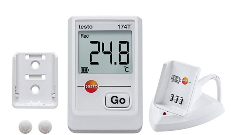 TESTO 174T TEMPERATURE RECORDER DISPLAY + 1-CHANNEL USB INTERFACE -20°C...+70°C - IP55