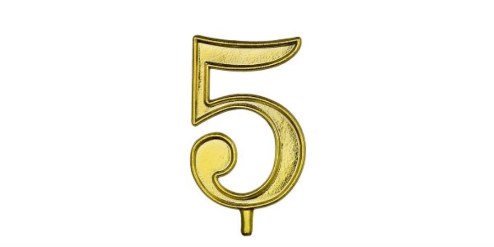 GOUDEN CIJFERS 5 100 STUKS