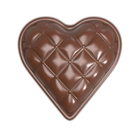 CHOCOLADEVORM HART CHESTERFIELD CW1892 13.5X27.5CM 3X6 5GR