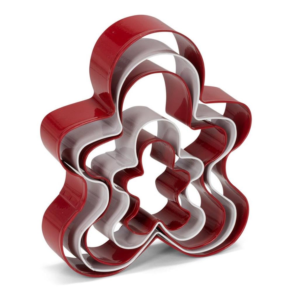 PATISSE SET 5 EMPORTE PCES INOX BONHOMME PAIN EPICE- MENAGER