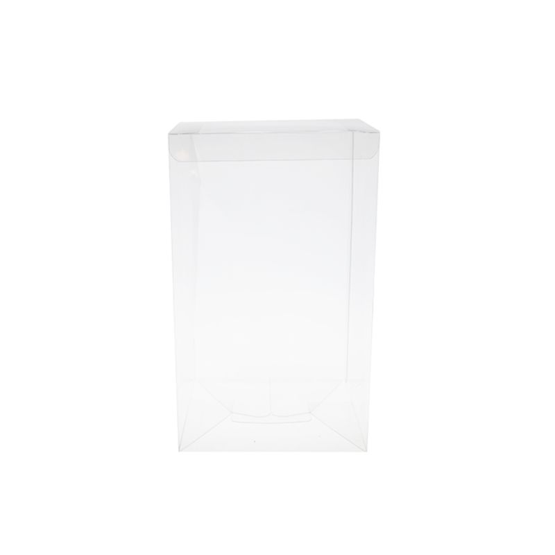 TRANSPARENT FOLDING BOX 150X150/250MM + GOLD BASE