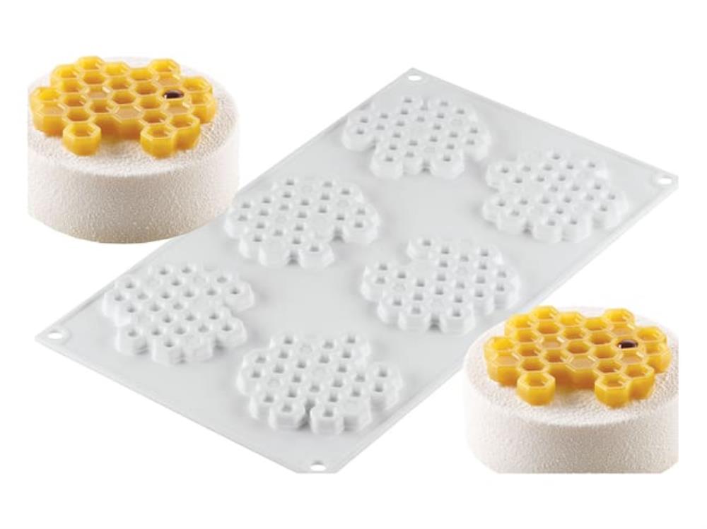 SILIKOMART HONEY18 HONEYCOMB MOLD Ø74 H 8MM