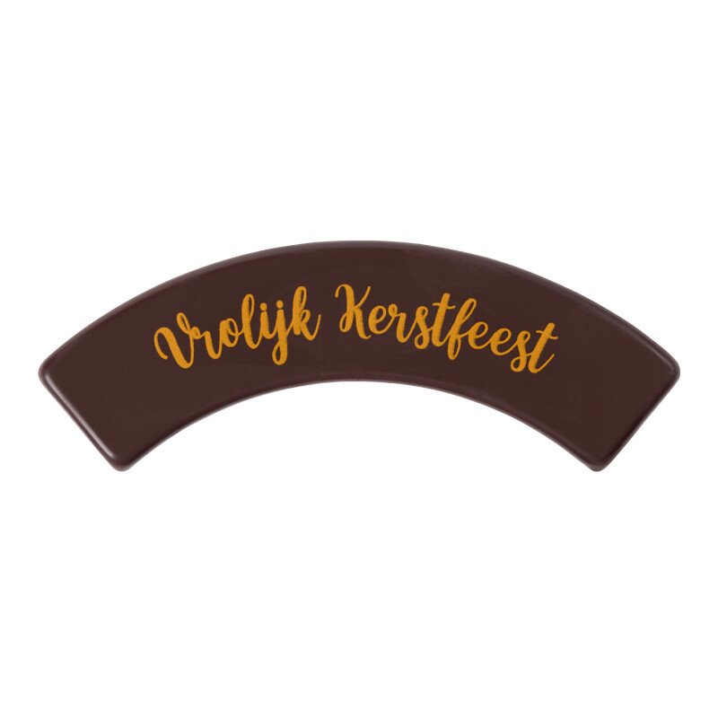 2015559 GEBOGEN PLAATJE VROLIJK KERSTFEEST 9,6X3,5CM 60STKS ***OP BESTELLING***