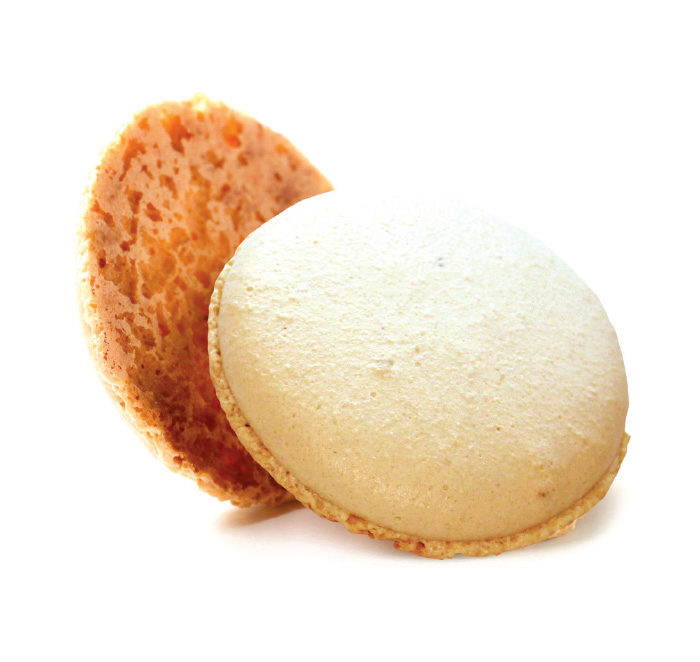 PIDY GRAND MACARON VANILLE Ø6.9CM  64 PCESPRET A GARNIR