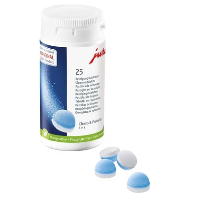 JURA PASTILLES DE NETTOYAGE BOITE 25P !!! TOUS MODELES *24190*