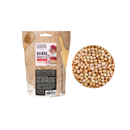 PATISDECOR QUINOA SOUFFLE CARAMELIZED 70GR