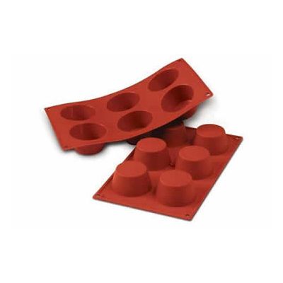 SILIKOMART SF023 MOLD 6 MEDIUM MUFFINS Ø69 H 35MM 100ML NON-STICK GN1/3 -50° TO 250°