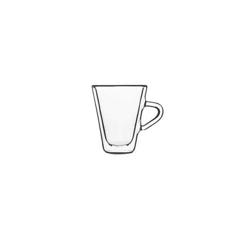 LUIGI BORMIOLI SET VAN 2 "ESPRESSINO" GLAZEN 10,5CL DUBBELWANDIG