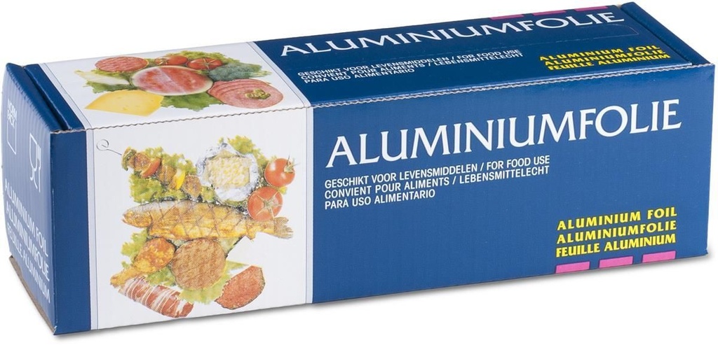 ECONO ALUMINUM FOIL ROLL 30CM X 225M 11MY DISPENSER