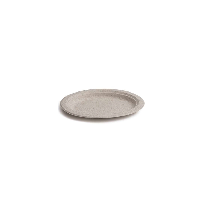NATUURLIJK TARWEPULP OVAAL BORD 26X20CM 50ST