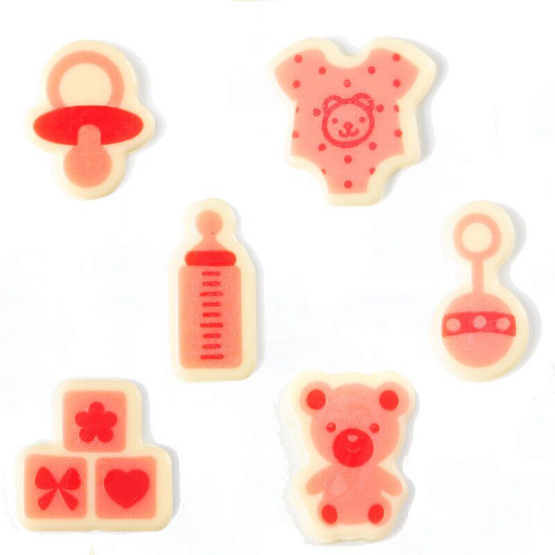 2051534 ASS NAISSANCE FILLE 4CM 72PCES ***S/CDE***