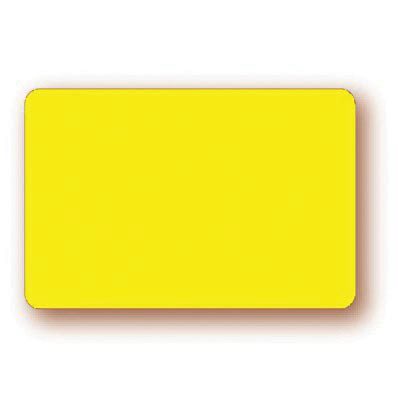 ETIQUETTE FLUO JAUNE 8X6CM 10 PC