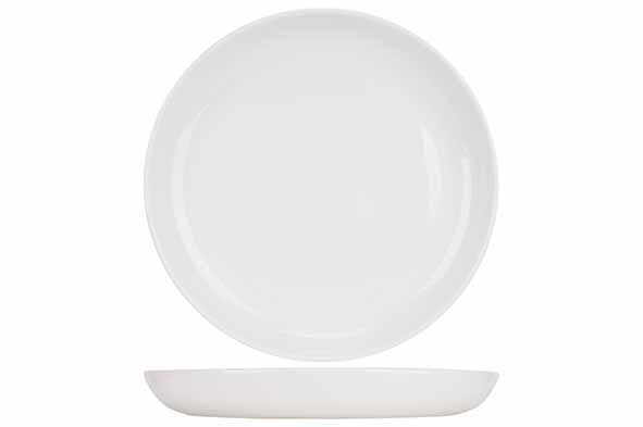 C&T TITANIUM WHITE DINNER PLATE 27 CM STRAIGHT EDGE - 1221127