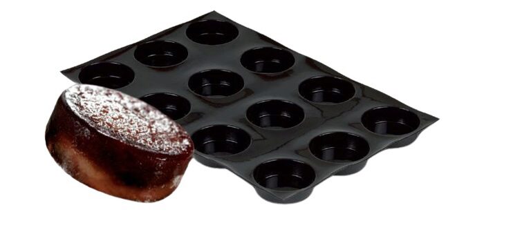 *FF* FP-01897 FLEXIPAN® ORIGINE CYLINDRE 60X40CM 15EMP Ø8,2CM H3CM VOL 135ML