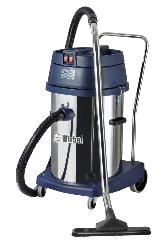 ASPIRATEUR WIRBEL EAU/POUSSIERE 2 MOTEURS CUVE METANTISATTIQUE 1900W 18L ACC DIA40