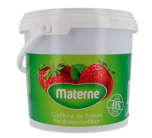 MATERNE CONFITURE DE FRAISES 4,5 KG