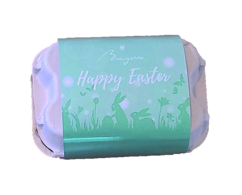 BRUYERRE BOITE 6 OEUFS EN CHOCOLAT ASSORTIS 16X1B