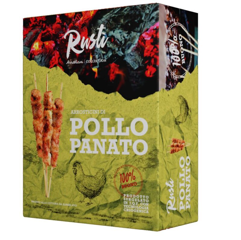 RUSTI ARROSTICINI POULET PANÉ 76 X 25GR