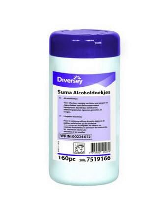 +SUMA LINGETTES ALCOOLISEES  POUR NETTOYAGE  160 LINGETTES