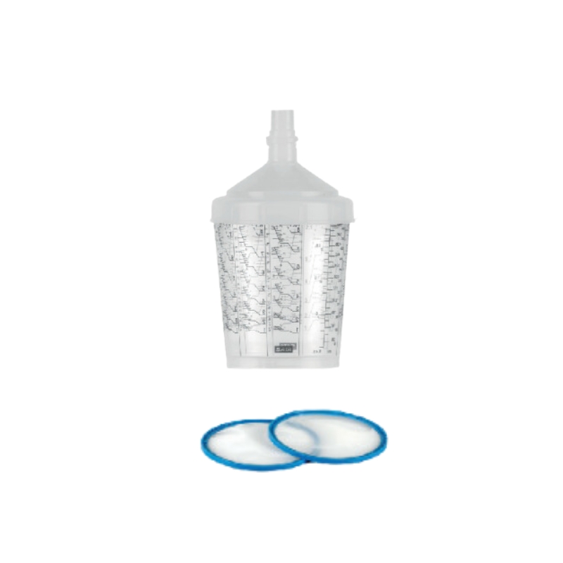 SGI KIT OF 10 RPS 0.6L CUPS AND SIEVES FOR SATA GUN