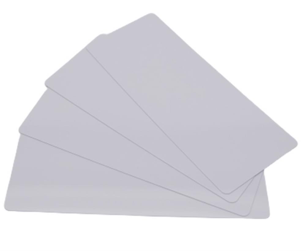 EDIKIO CARTES PVC LONGUES BLANCHES -  150X50MM0,50MM - 100 PCES  0,50MM -POUR FLEX