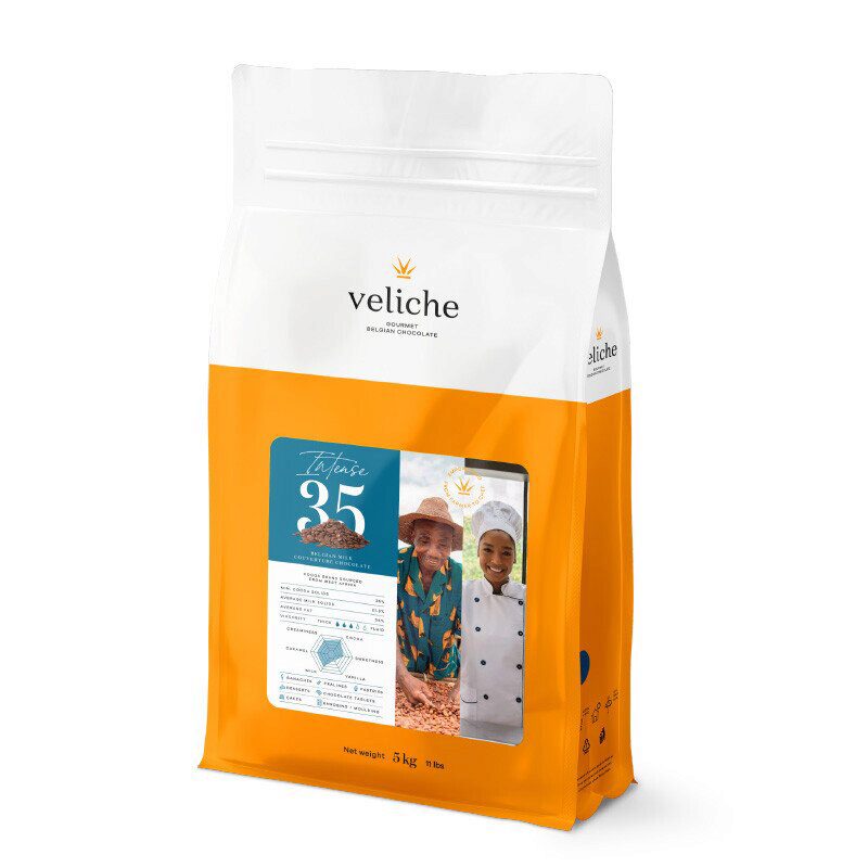 VELICHE 2102627 INTENSE MELKCHOCOLADE 35% 2,5KG