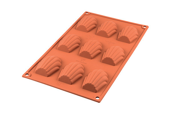SILIKOMART SF032 MOULE 9 MADELEINES 68 X 45 H 17MM 30ML ML ANTI-ADHESIF GN1/3 -50° À 250°