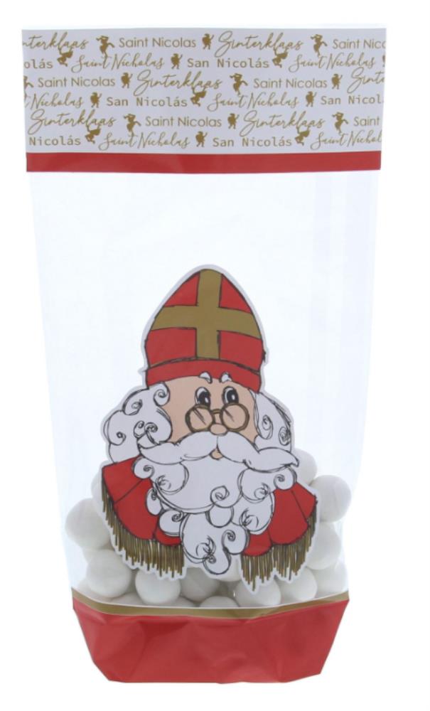 PP KRUISBODEMTAS SINT-NIKLAAS » 120 X 225 MM PAK VAN 50 STUKS