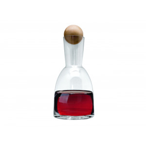 VIN BOUQUET CARAFE A DECANTER 1.2L A/BOUCHON BOIS 