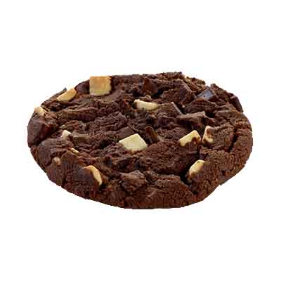 B & B 28831 COOKIES XL TRIPLE WHITE AND DARK CHOCOLATE PRE-COOKED 96 X 80GR