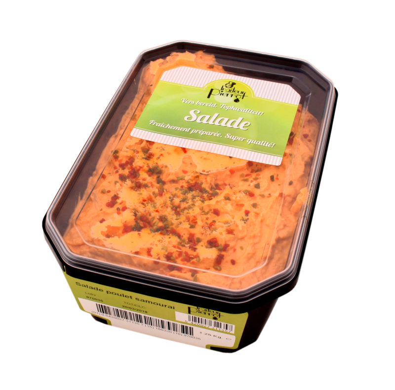 TRAITEUR PIERROT SALADE DE POULET SAMOURAI PIQUANT 1.25KG