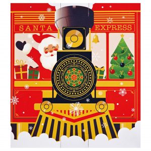 074334 PCB SANTA EXPRESS CHOCOLADE ADVENTSKALENDERS 10 STUKS ***S/CD***