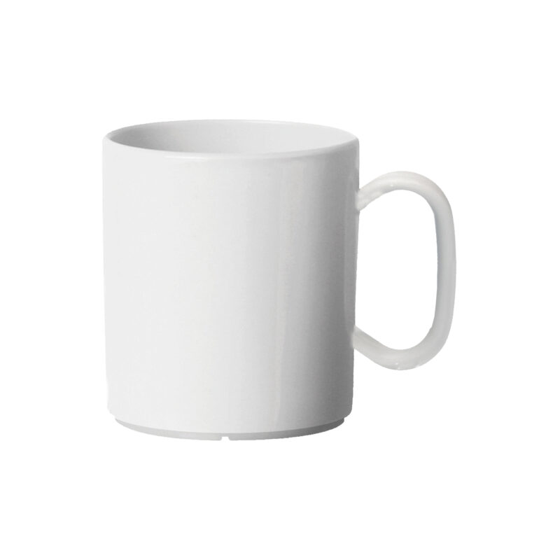 WACA WHITE STRAIGHT MUG 325ML 7.5XH9CM - 17051-710