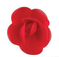 RM04.0/12 MINI ROSE ROUGE EN AZYME 40MM AROME FRAISE 72 PCES